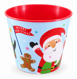 Christmas Plastic Bucket