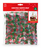 Printed Christmas Hamper Wrap Bags – 2 Pack