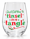 Printed Christmas Stemless Glass 550 mL