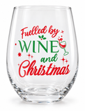 Printed Christmas Stemless Glass 550 mL