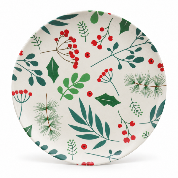 Christmas Bamboo Fibre Side Plate – 20cm