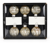 Bauble Christmas Place Card Holders – 6 Pack