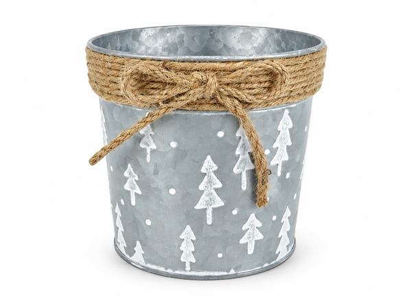Christmas Metal Bucket – 13cm