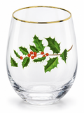 Christmas Botanical Stemless Glass 550 mL