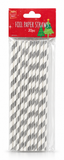 Foil Paper Straws 20 Pack