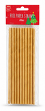 Foil Paper Straws 20 Pack
