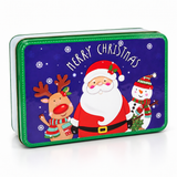Christmas Character Rectangle Cookie Tin