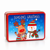 Christmas Character Rectangle Cookie Tin
