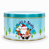 Christmas Round Gift Tin