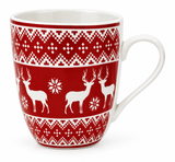 Festive Red Christmas Mug