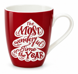 Festive Red Christmas Mug