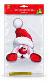 Christmas Character Loot Bags with Ties – 4 Pack