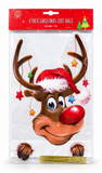 Christmas Character Loot Bags with Ties – 4 Pack