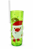 Christmas Spiral Straw Tumbler 400 mL