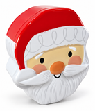 Santa Face Christmas Cookie Tin