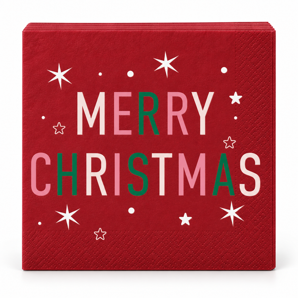 Christmas Cocktail Napkins – 24 Pack
