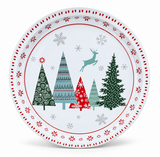 Christmas Metal Serving Tray 32 cm