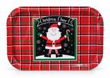 Rectangular Christmas Metal Serving Tray