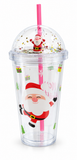 Christmas Confetti Topper Tumbler