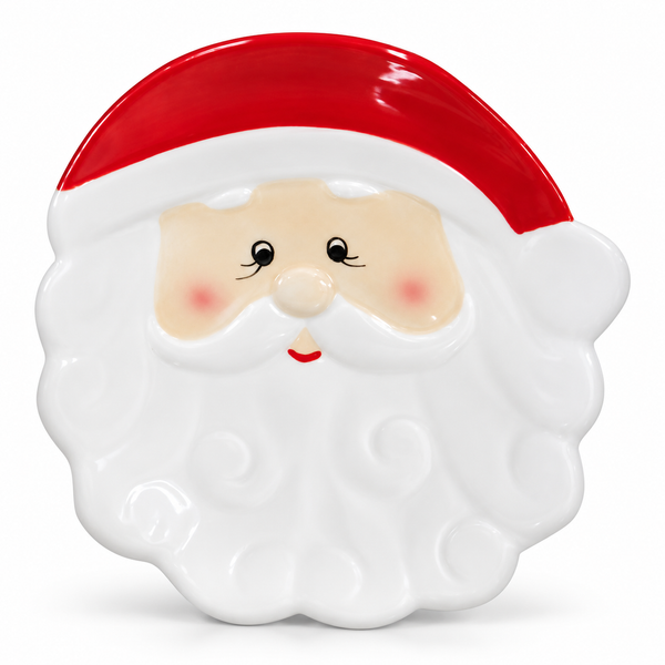Ceramic Santa Christmas Dish