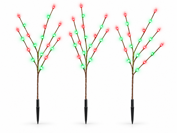 LED Garden Branch Lights – 3 Piece Set