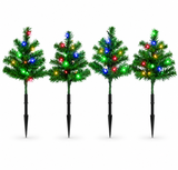 Christmas Tree Path Lights – 4 Piece Set