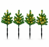 Christmas Tree Path Lights – 4 Piece Set