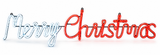 LED Neon Flex Merry Christmas Sign – Two Tone