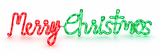 LED Neon Flex Merry Christmas Sign – Two Tone