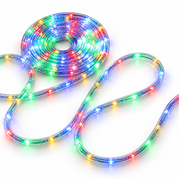 Multicolour Flashing LED Rope Light 20 m