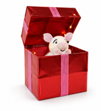 LED Metallic Pop-Up Christmas Present
