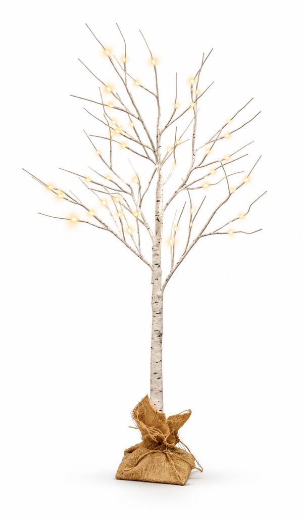 Twinkling LED Birch Tree 120 cm