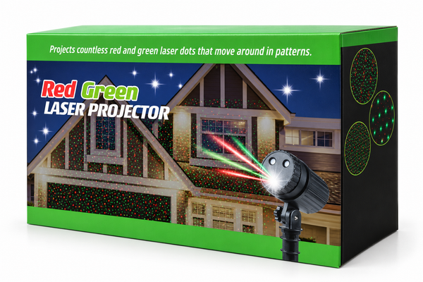 Red and Green Laser Projector