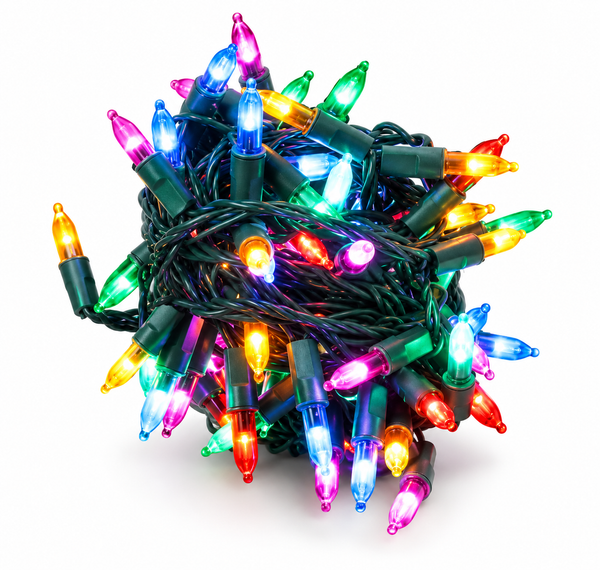 Retro-Bulb LED Fairy Lights 100 – Multicolour