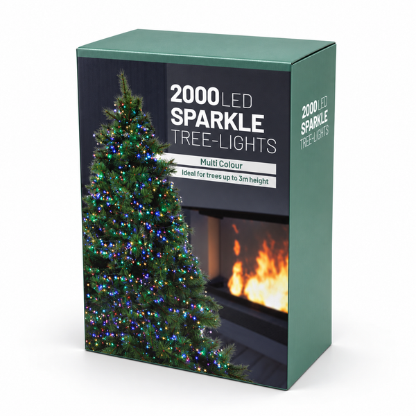 Treebrite LED Fairy Lights 2,000 – Multicolour