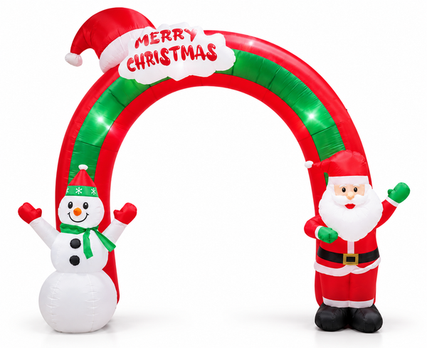Airpowered Santa and Snowman Arch – 270 cm
