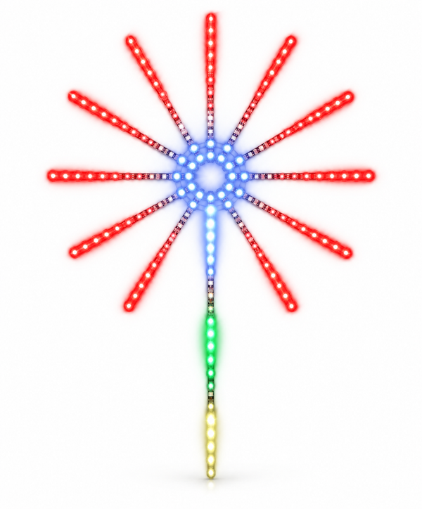 USB LED Fireworks Light – 180 LEDs