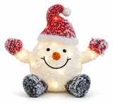 LED Frosty Sitting Snowman