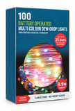 Battery Operated LED Dew-Drop Lights – 100 Lights