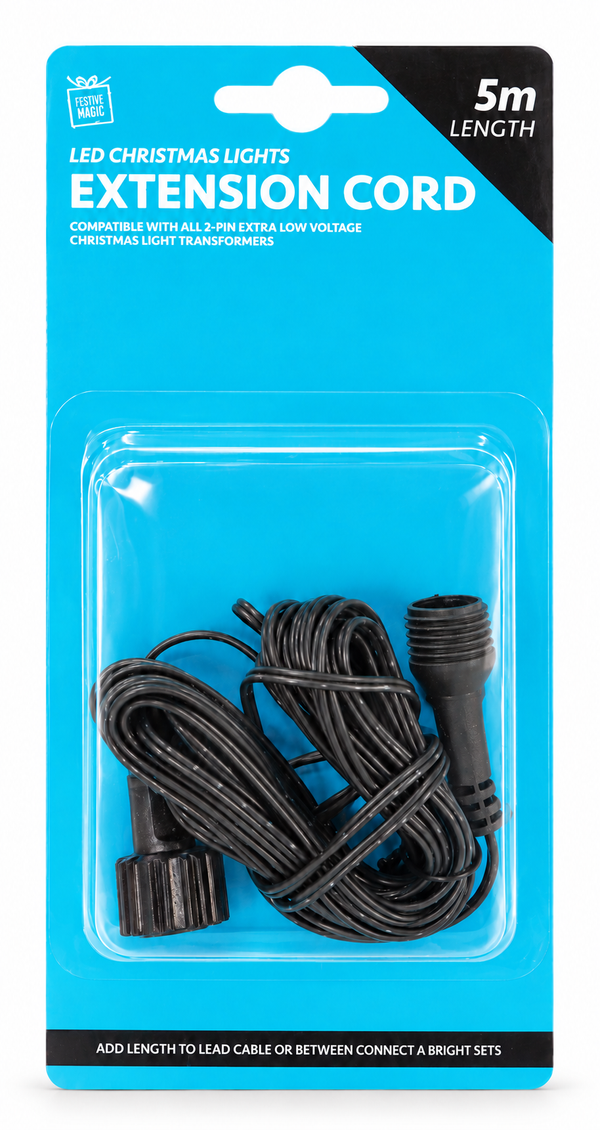 Connectable LED Christmas Light Extension Cord – 5m