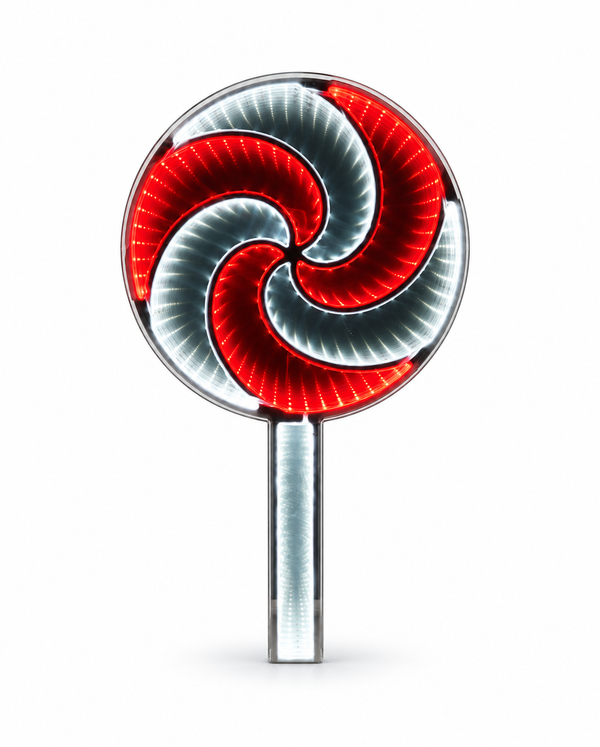 Hanging LED Infinity Lollipop Light