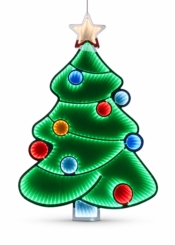LED Infinity Christmas Tree Light 60 × 90 cm