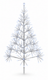 Twinkling LED Sparkle Christmas Tree 135 cm