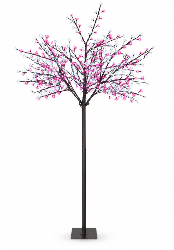 White and Pink LED Blossom Tree 2.4 m