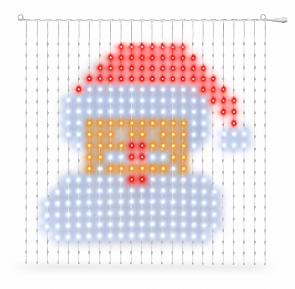App-Controlled LED Lightshow Curtain – 2 × 2m