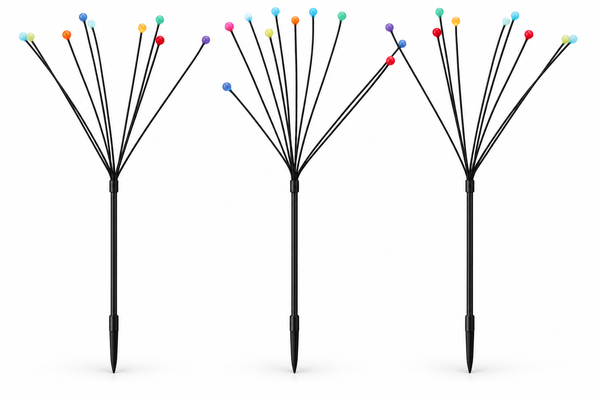 Swaying Berry Path Lights – 78cm, 3 Pack