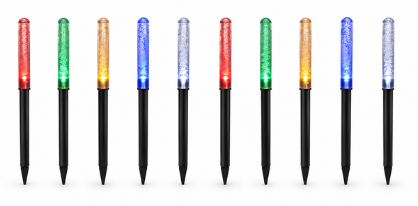 Solar Jumbo Bubble Tube Lights – 38cm, 10 Pack
