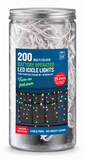 Battery Operated LED Icicle Lights with Timer – 200 Lights