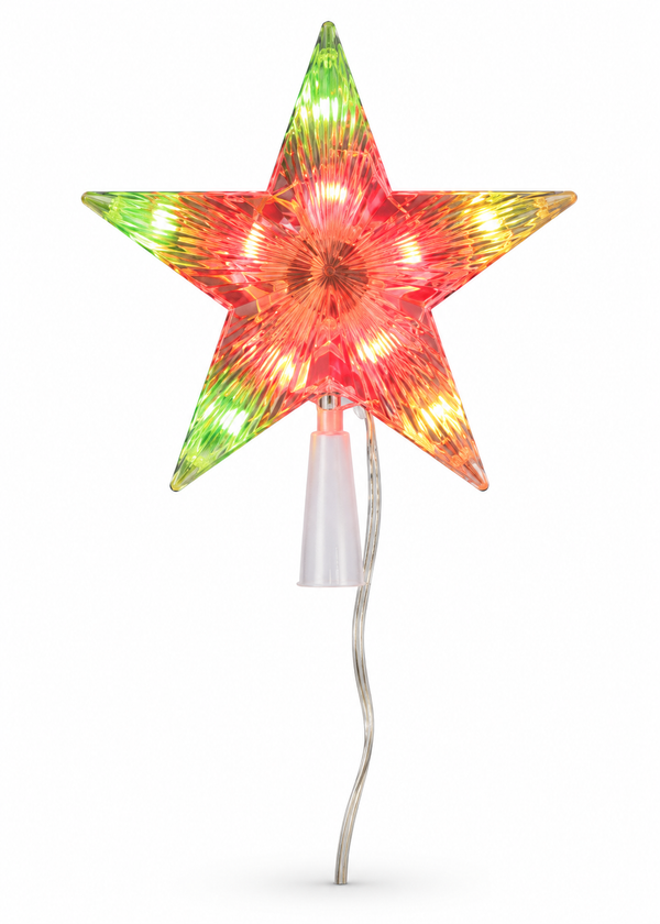 USB LED Lightshow Star Tree Topper – 19cm