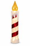 Twinkling LED Tinsel Candle 77 cm